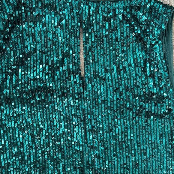 Cece Sequin Keyhole Back Tank-Size Large - Picture 3 of 10